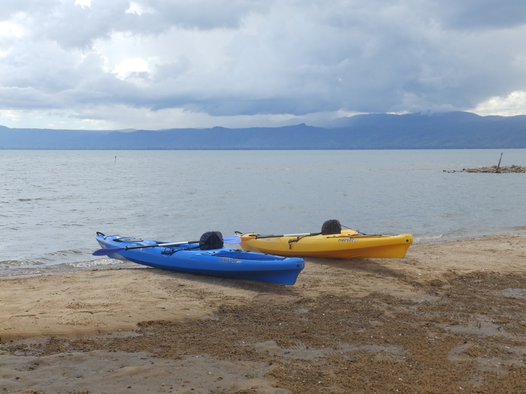  Kayaks on the Beach at Villa  Nyasa